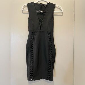 Fashion, nova, bandage dress, size, small, black, and great condition worn once